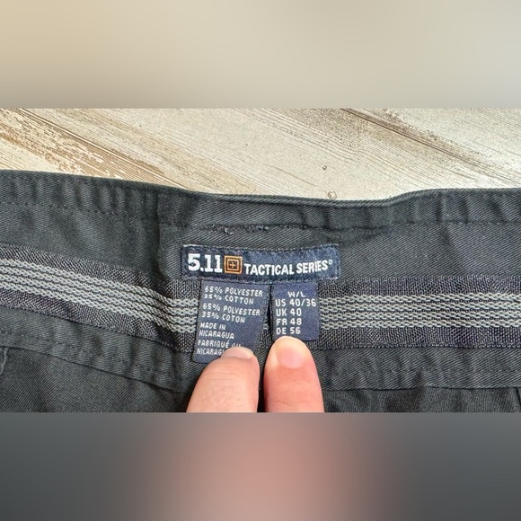 5.11 Tactical Series Ripstop Cargo Pants EMT Police Fire Mens Size 40x36 Black - Picture 7 of 10
